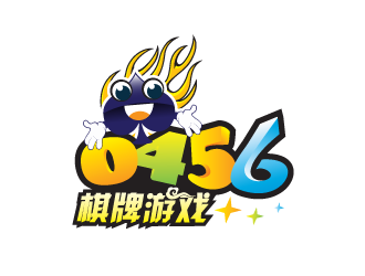 0456棋牌游戲logo設(shè)計