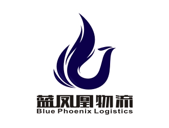 何嘉健的藍鳳凰物流有限公司logo設(shè)計