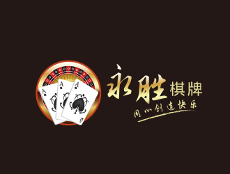 游戲logo設(shè)計-永勝棋牌logo設(shè)計