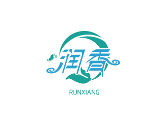 薛永輝的廣州市潤香環(huán)?？萍加邢薰緇ogo設(shè)計(jì)
