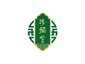 孫金澤的珍福堂電視欄目標志logo設(shè)計