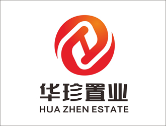唐國強的中國紅印章房地產(chǎn)標(biāo)志logo設(shè)計