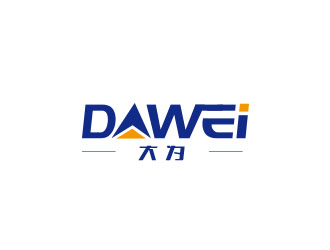 朱紅娟的DaWei字母LOGO設計，酷炫簡潔，有力量感l(wèi)ogo設計
