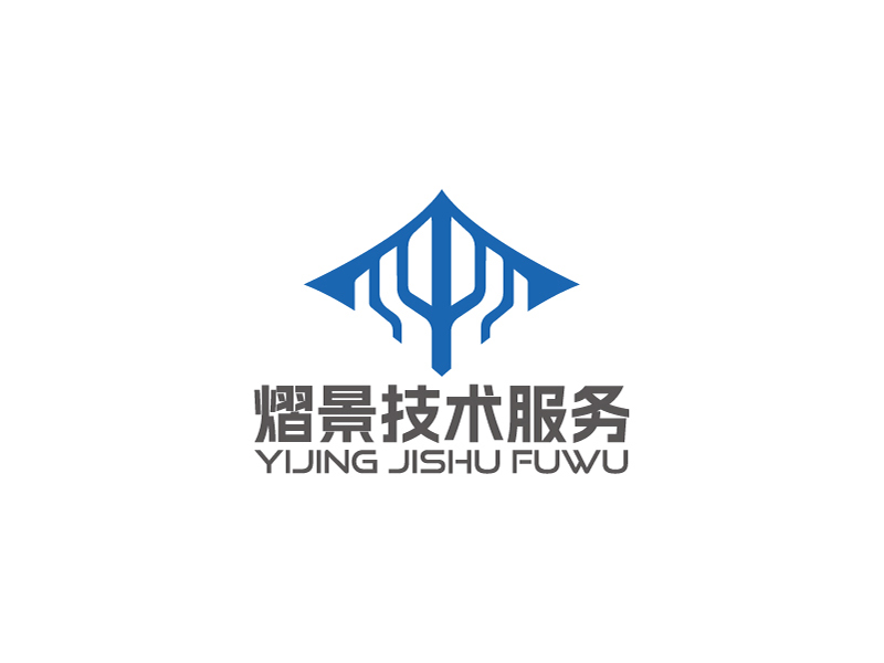 楊忠的熠景，熠景技術(shù)服務(wù)logo設(shè)計(jì)