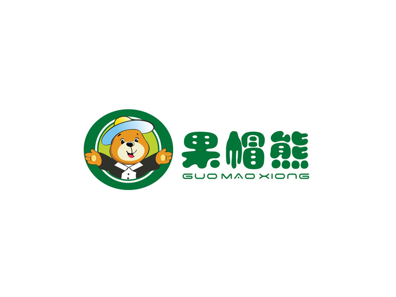 果帽熊logo設(shè)計