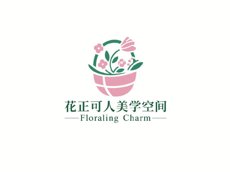 秦光華的花正可人美學(xué)空間logo設(shè)計