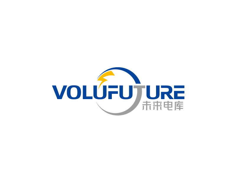 張俊的VoluFuture/未來電庫  主要設(shè)計英文LOGOlogo設(shè)計