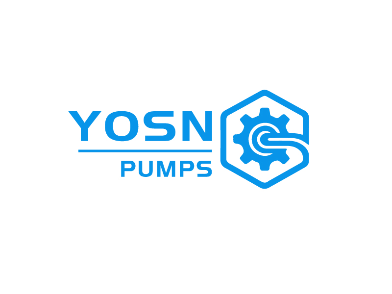 李寧的用YOSN PUMPS字母，涌順泵業(yè)結(jié)合設(shè)計。也可以不用中文logo設(shè)計