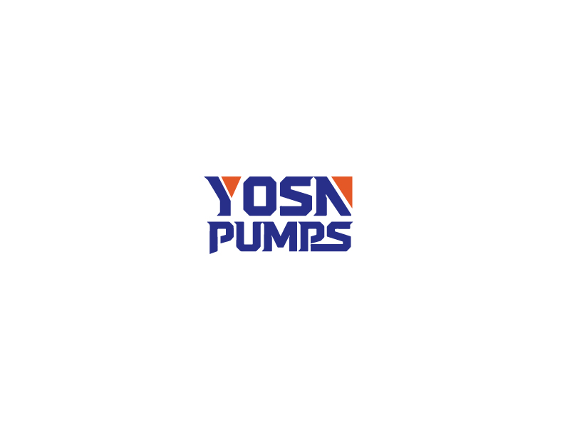 秦光華的用YOSN PUMPS字母，涌順泵業(yè)結(jié)合設(shè)計。也可以不用中文logo設(shè)計